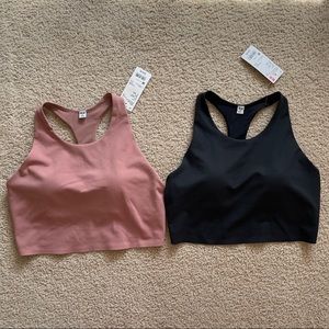 2 New Uniqlo Active Raceback Wireless Bra
